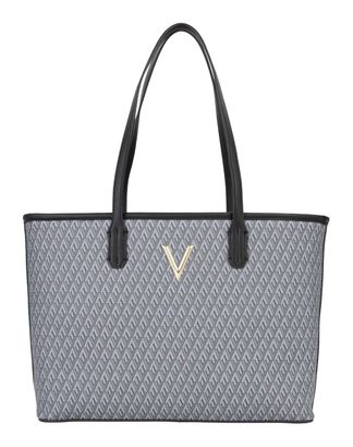 VALENTINO Queen Re Shopping Bag Nero / Multicolor