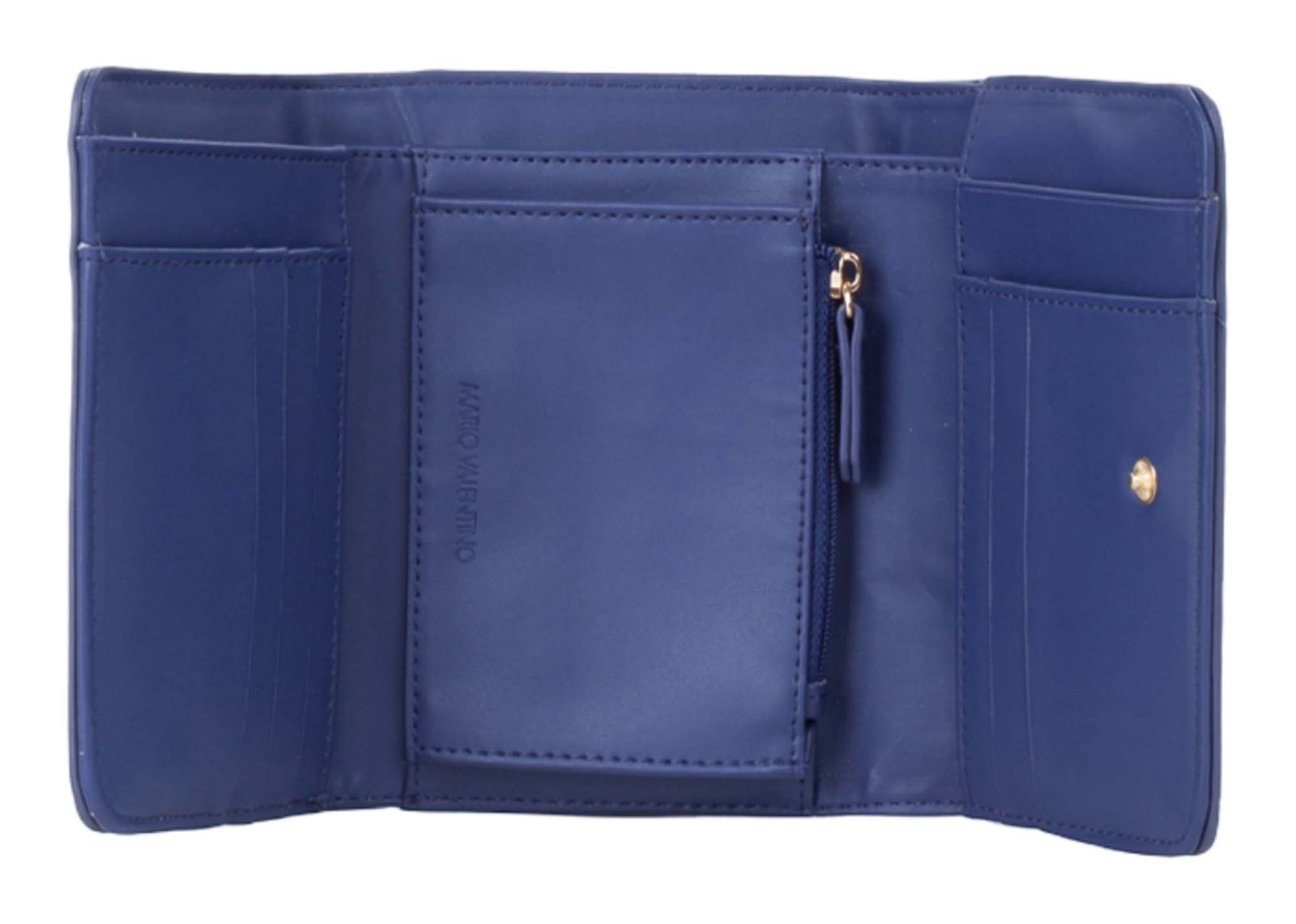 VALENTINO Delia Re Wallet With Flap Blu VALENTINO Delia Re Wallet With Flap Blu