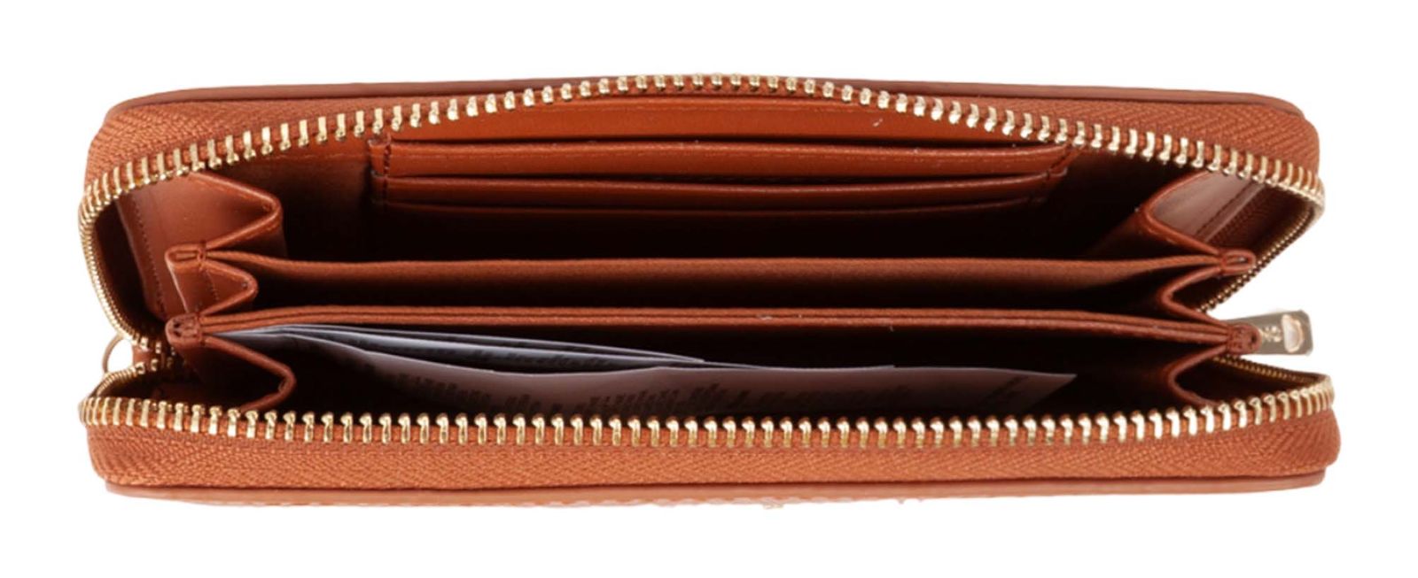 VALENTINO Delia Re Zip Around Wallet Cuoio VALENTINO Delia Re Zip Around Wallet Cuoio