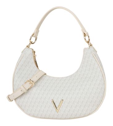 VALENTINO Queen Re Hobo Bag Ecru / Multi