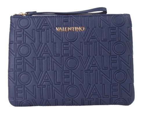 VALENTINO Pansy Soft Cosmetic Case Blu