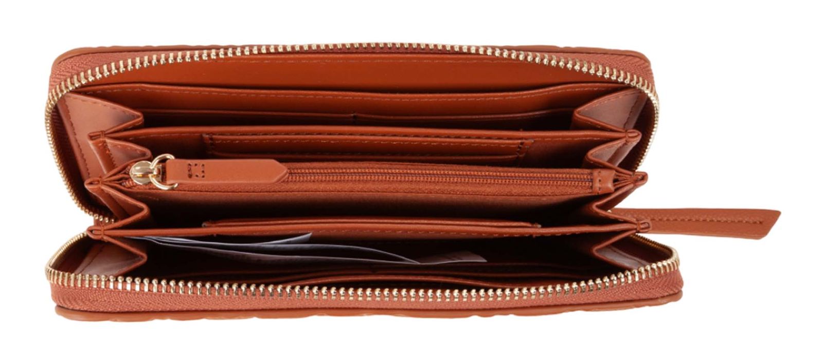 VALENTINO Pansy Zip Around Wallet Cuoio VALENTINO Pansy Zip Around Wallet Cuoio