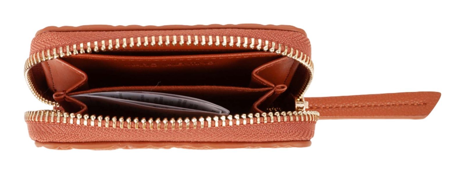 VALENTINO Pansy Zip Around Wallet Cuoio VALENTINO Pansy Zip Around Wallet Cuoio