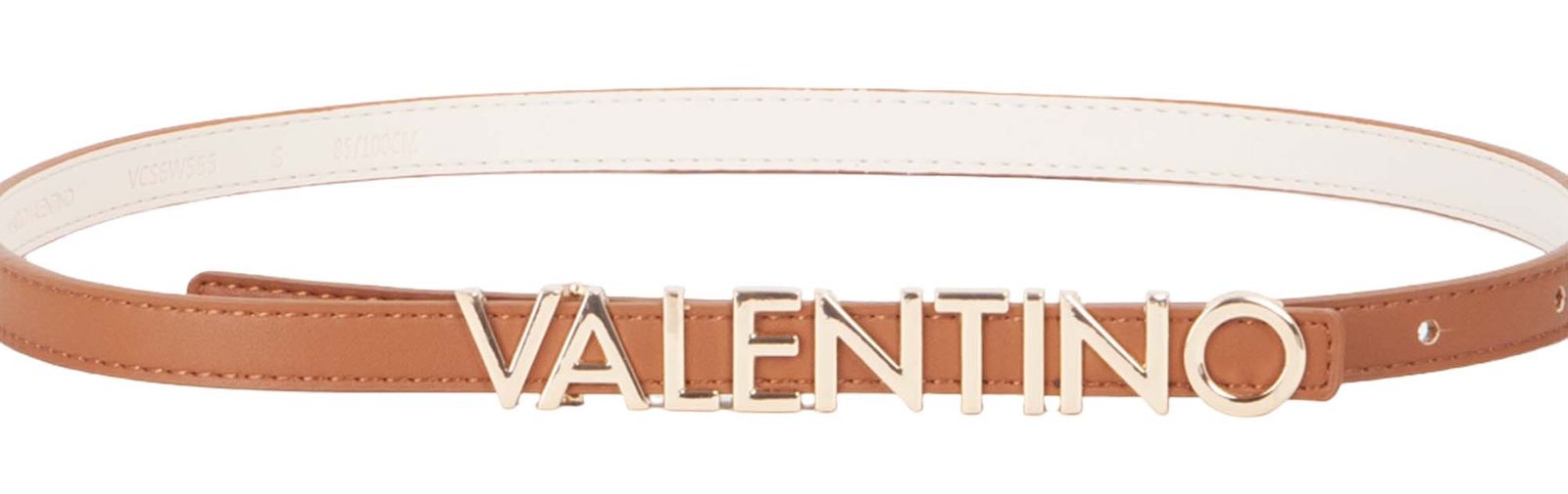 VALENTINO Belty Belt W80 Cuoio / Oro VALENTINO Belty Belt W80 Cuoio / Oro