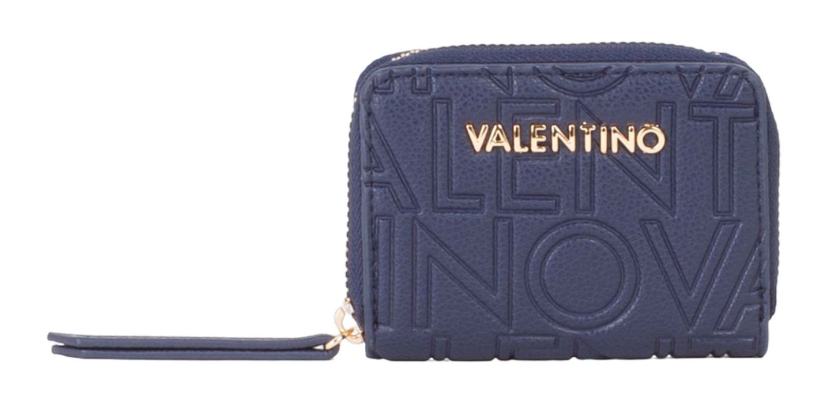 VALENTINO Pansy Zip Around Wallet Blu