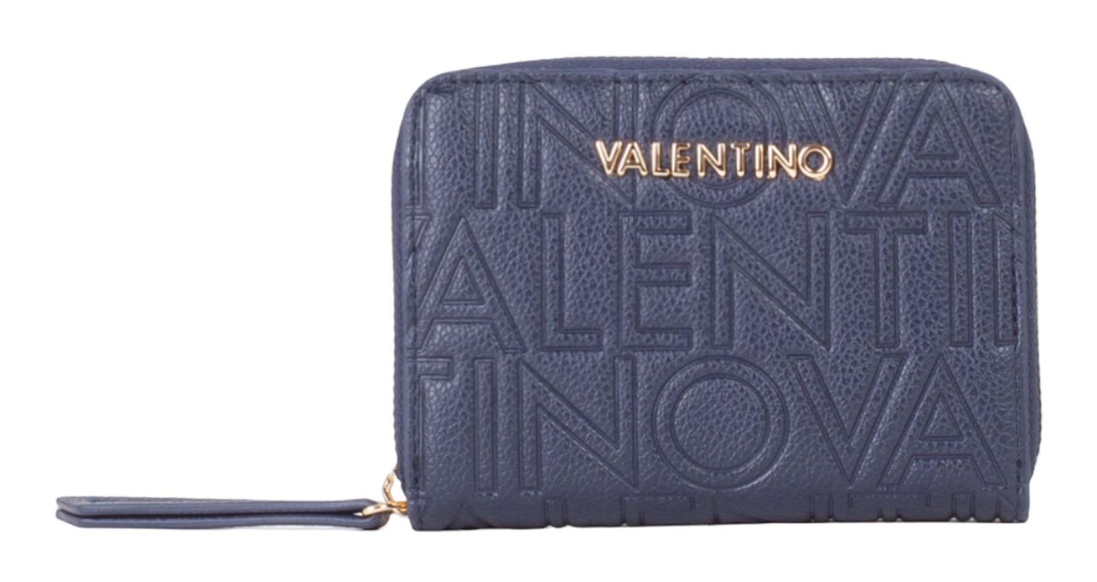 VALENTINO Pansy Zip Around Wallet Blu