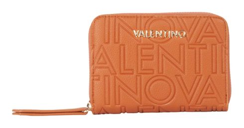VALENTINO Pansy Zip Around Wallet Cuoio