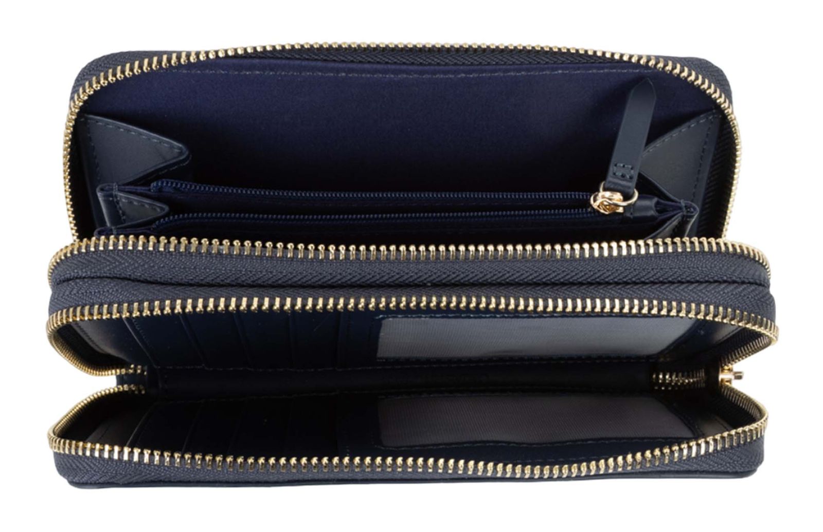 VALENTINO Clio Re Zip Around Wallet Blu VALENTINO Clio Re Zip Around Wallet Blu