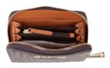 VALENTINO Regina Re Zip Around Wallet Moro / Naturale