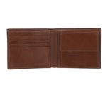 Ted Baker Embossed Corner Leather Bifold Coin Wallet Tan Ted Baker Embossed Corner Leather Bifold Coin Wallet Tan