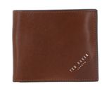 Ted Baker Embossed Corner Leather Bifold Coin Wallet Tan Ted Baker Embossed Corner Leather Bifold Coin Wallet Tan