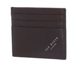 Ted Baker Raffles Embossed Corner Leather Cardholder Brown