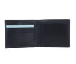 Ted Baker Embossed Corner Leather Bifold Coin Wallet Navy Ted Baker Embossed Corner Leather Bifold Coin Wallet Navy