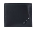 Ted Baker Embossed Corner Leather Bifold Coin Wallet Navy Ted Baker Embossed Corner Leather Bifold Coin Wallet Navy