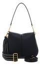 GIANNI CHIARINI Helena Round Shoulder Bag Nero