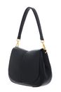 GIANNI CHIARINI Helena Round Shoulder Bag Nero