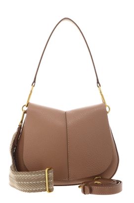 GIANNI CHIARINI Helena Round Shoulder Bag Clay