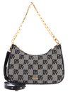 DKNY Jenna Demi Crossbody Bag BK Logo - BK