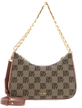 DKNY Jenna Demi Crossbody Bag Chino / Hot Cocoa DKNY Jenna Demi Crossbody Bag Chino / Hot Cocoa