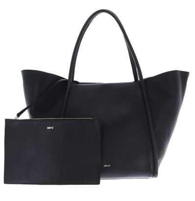 abro Leather Agave Shopper Willow Black / Gold