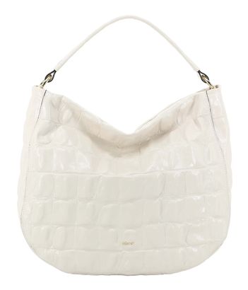 abro Leather Maxi Cocco Hobo Bag Mia Milk