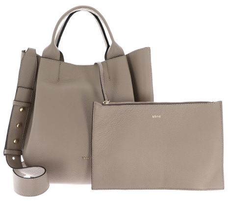 abro Leather Agave Shopper Essential Siena