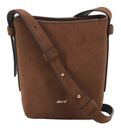 abro Leather Suede Crossbody Bag Cosmo Wood