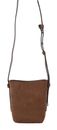 abro Leather Suede Crossbody Bag Cosmo Wood