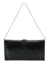 abro Leather Venice Shoulder Bag Luna Black / Gold