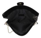 abro Leather Venice Shoulder Bag Luna Black / Gold