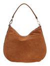 abro Leather Suede Hobo Juna Bag Cuoio