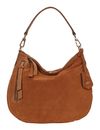abro Leather Suede Hobo Juna Bag Cuoio