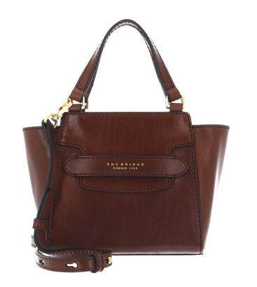 THE BRIDGE Lucrezia Handbag With Shoulder Strap Marrone 14 / Oro