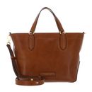 THE BRIDGE Larissa Handbag With Shoulder Bag Cognac / Oro THE BRIDGE Larissa Handbag With Shoulder Bag Cognac / Oro