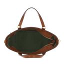THE BRIDGE Larissa Handbag With Shoulder Bag Cognac / Oro THE BRIDGE Larissa Handbag With Shoulder Bag Cognac / Oro