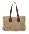 THE BRIDGE Luna Shopping Bag Marrone / Oro