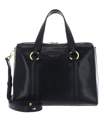 THE BRIDGE Laura Handbag With Shoulder Bag Nero / Oro