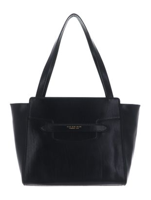THE BRIDGE Lucrezia Shopping Bag Nero / Oro
