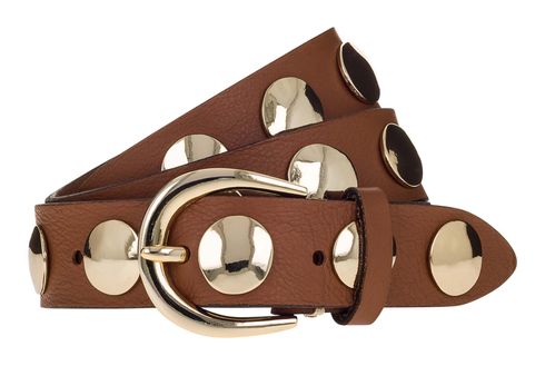 b.belt Luna Gold Leather Belt W100 Camel b.belt Luna Gold Leather Belt W100 Camel