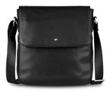 bugatti Black Magic Shoulder Bag With Flap Black