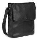 bugatti Black Magic Shoulder Bag With Flap Black