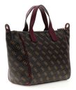 GUESS Follie Travel Small Tote Bag Brown Logo GUESS Follie Travel Small Tote Bag Brown Logo