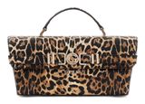 GUESS Cirene Top Handle Flap Bag Leopard