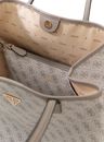 GUESS Eco Victtoria Large 2 In 1 Tote Dark Taupe Logo GUESS Eco Victtoria Large 2 In 1 Tote Dark Taupe Logo