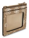 GUESS Carrie Logo SLG Credit Card Case Biscotti Logo