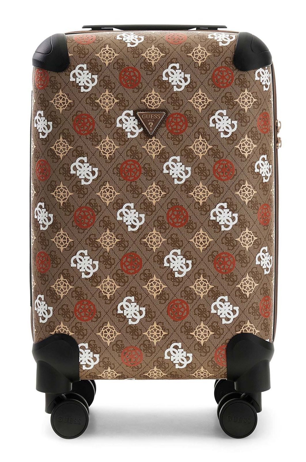 GUESS Eliette Logo 18 in 8-Wheeler Latte Logo / Ginger