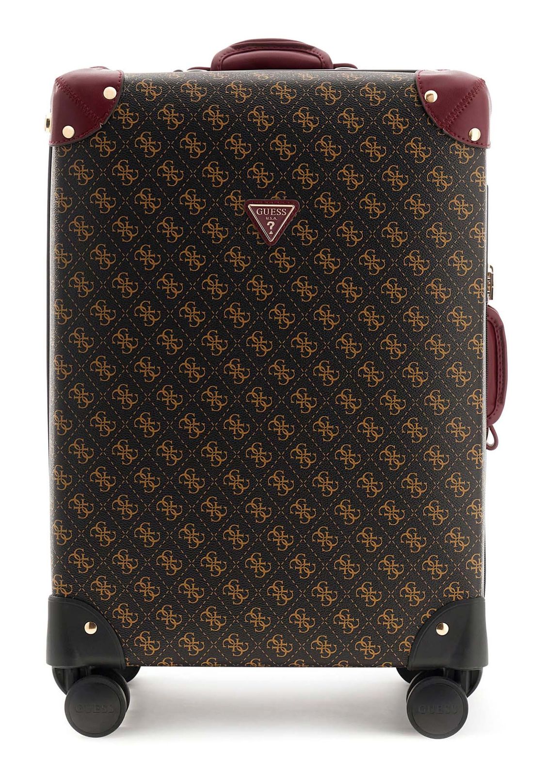 GUESS Latona 18 in 8-Wheeler Brown Logo