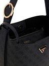 GUESS Meridian II Bucket Bag Coal Logo GUESS Meridian II Bucket Bag Coal Logo