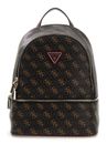 GUESS Follie Travel Small Backpack Brown Logo