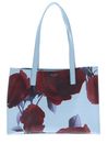Ted Baker Elyanaa Elongated Rose Print Icon Bag Mid Blue
